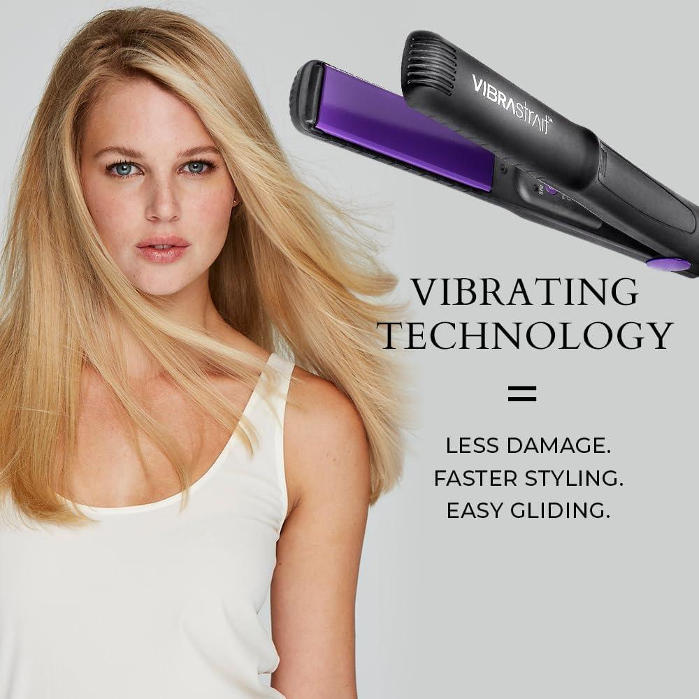 Plancha de Cerámica Vibrante Brocato 1 Pulgada Sin Frizz