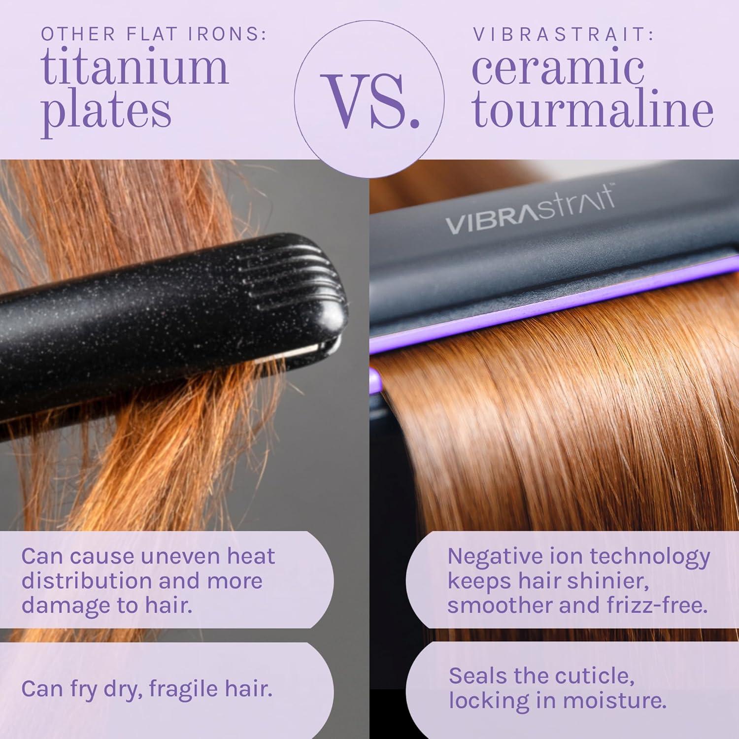 Plancha de Cerámica Vibrante Brocato 1 Pulgada Sin Frizz