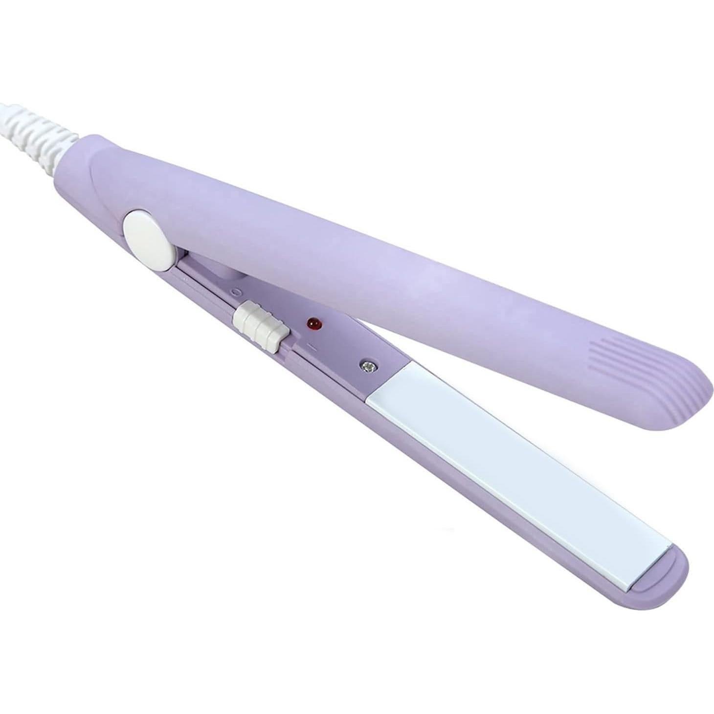 Mini Plancha de Cabello 2 en 1 YIPINER Cerámica 190°C Púrpura