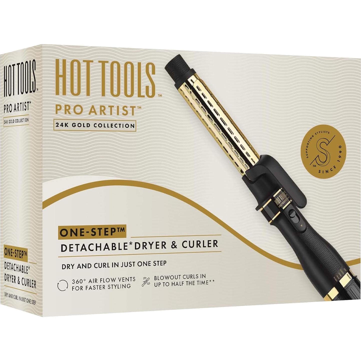 Secador y Rizador Hot Tools Pro Artist 24K Gold One-Step