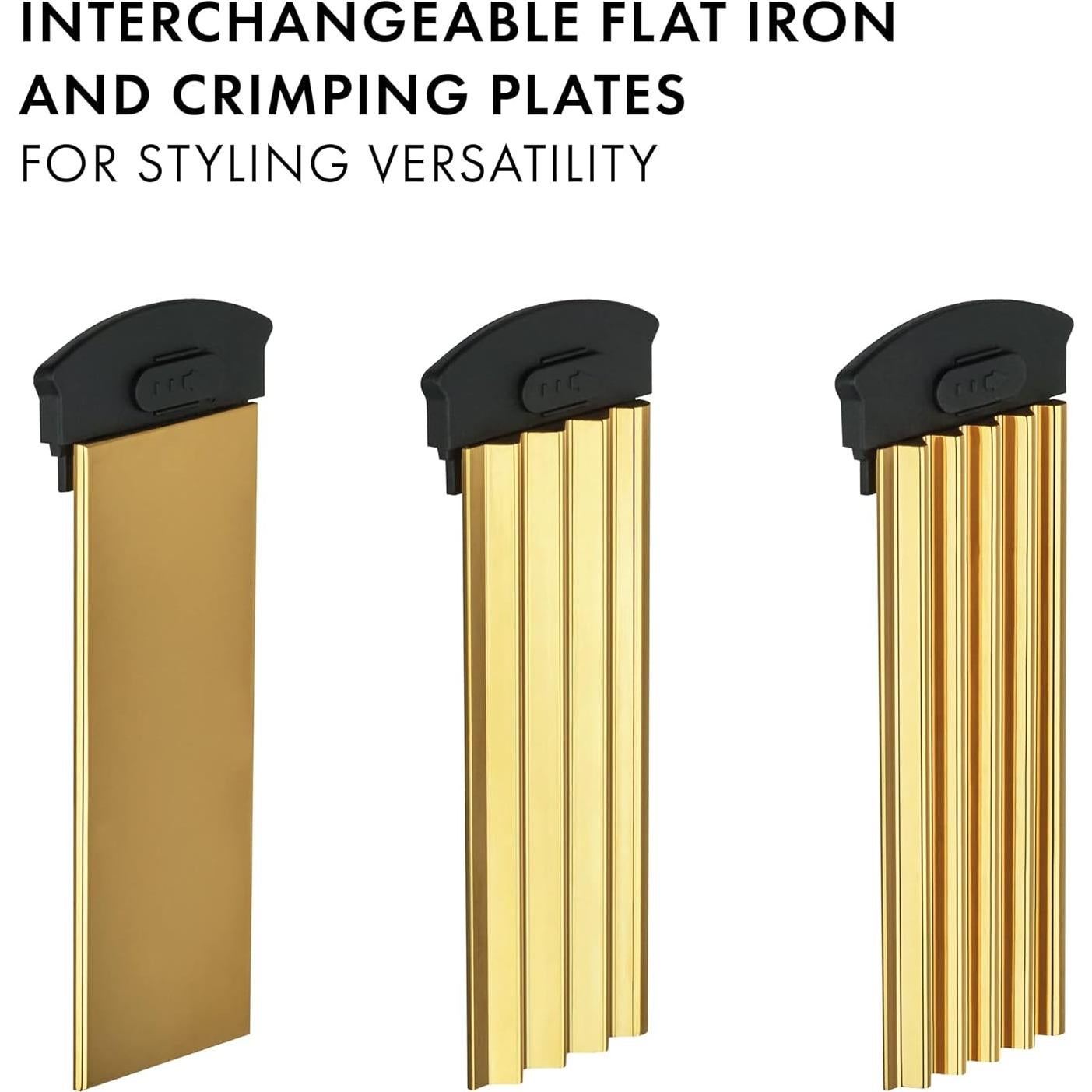 Plancha 3-en-1 Hot Tools Professional 24K Gold 1.5"