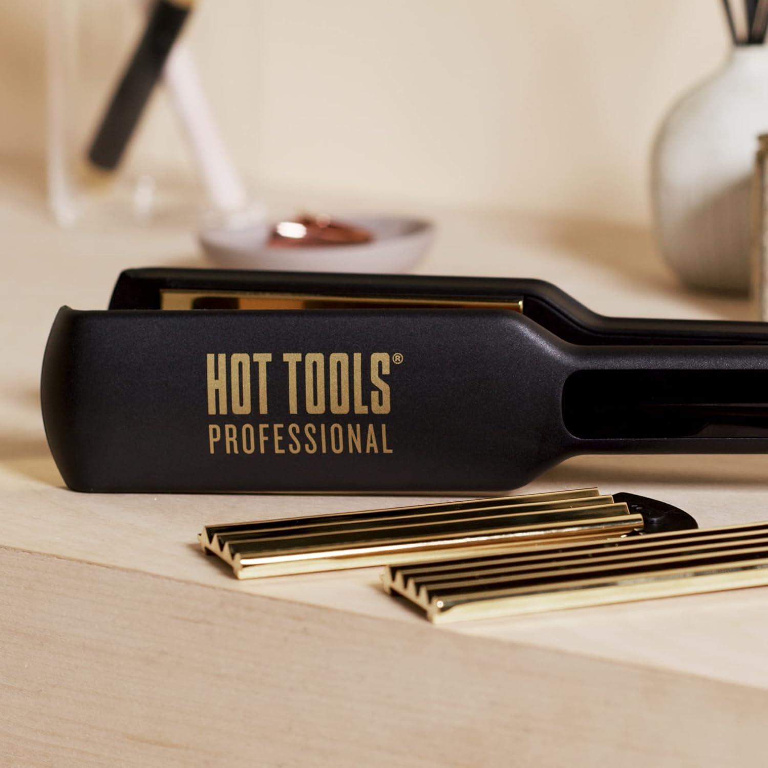 Plancha 3-en-1 Hot Tools Professional 24K Gold 1.5"