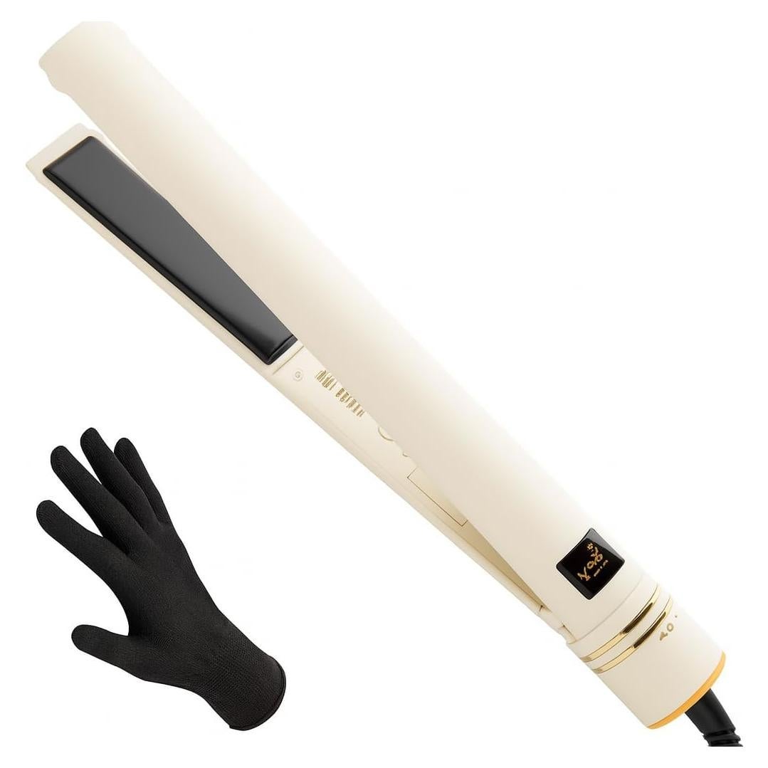 Plancha Iónica Hot Tools Pro Artist 1" Blanco Oro - 235°C