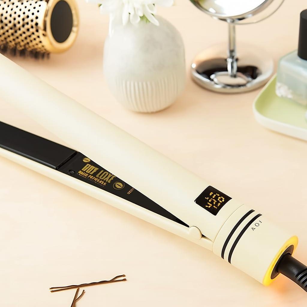 Plancha Iónica Hot Tools Pro Artist 1" Blanco Oro - 235°C