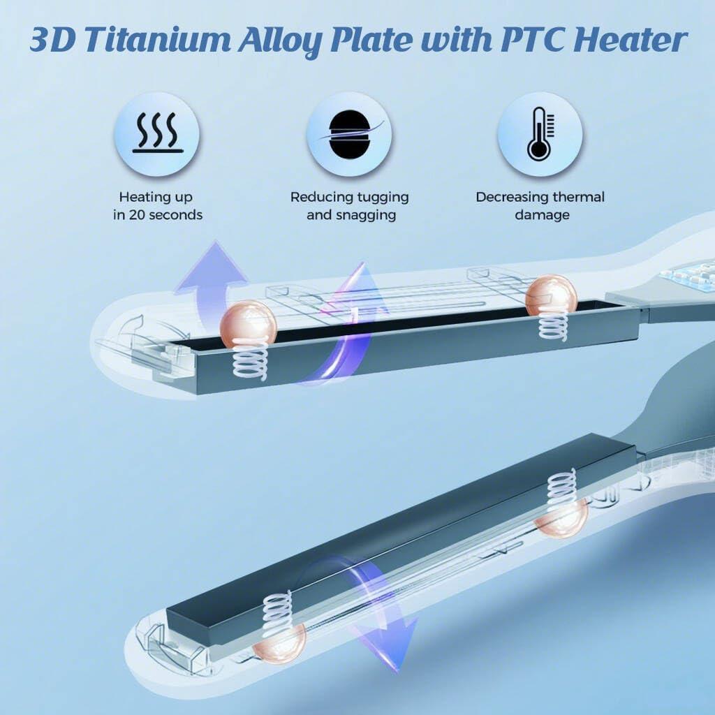 Plancha Mini Inalámbrica Sunmay Voga, 20.5 cm, Doble Voltaje