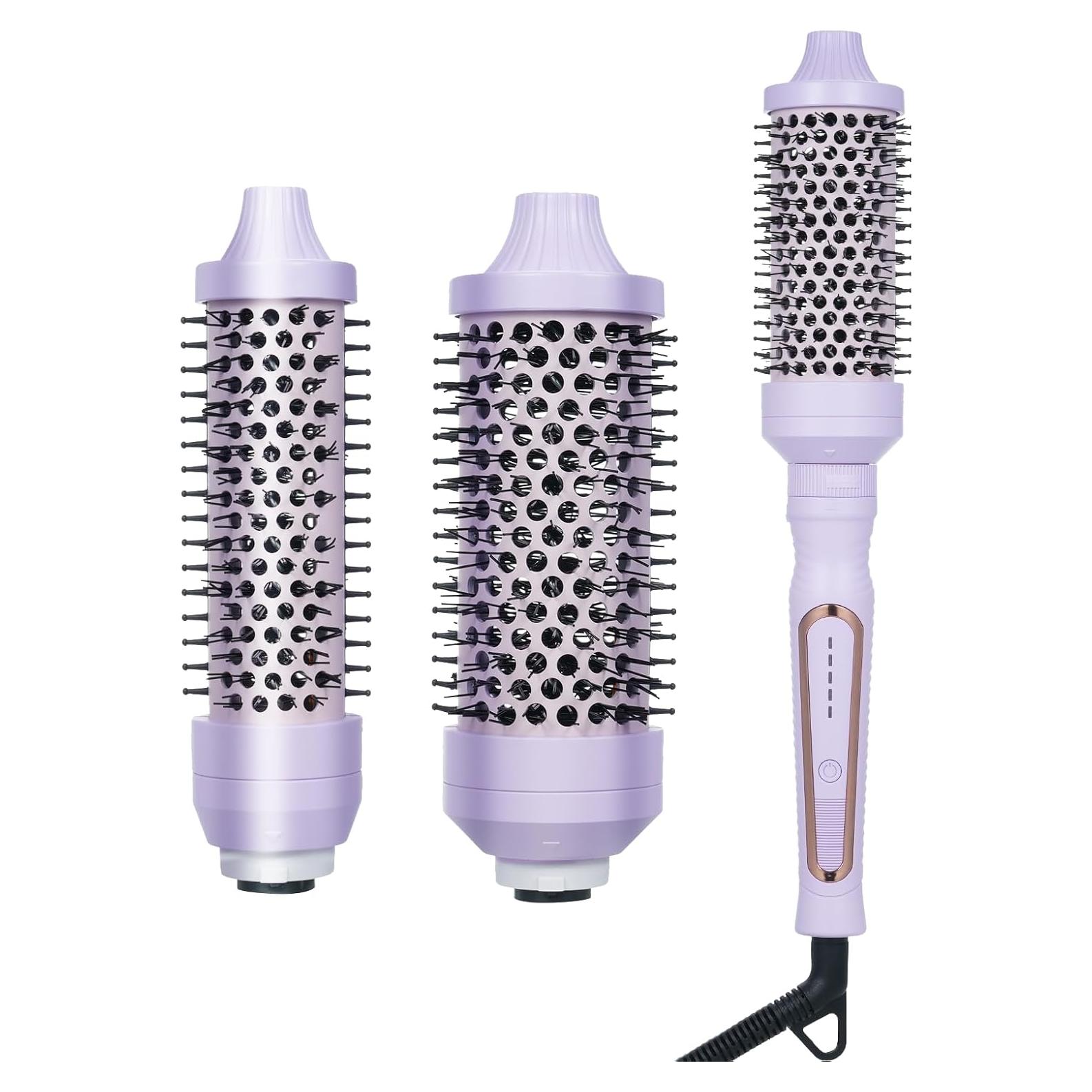 Cepillo Térmico Redondo Sonew 3 en 1 con 3 Cabezas Desmontables