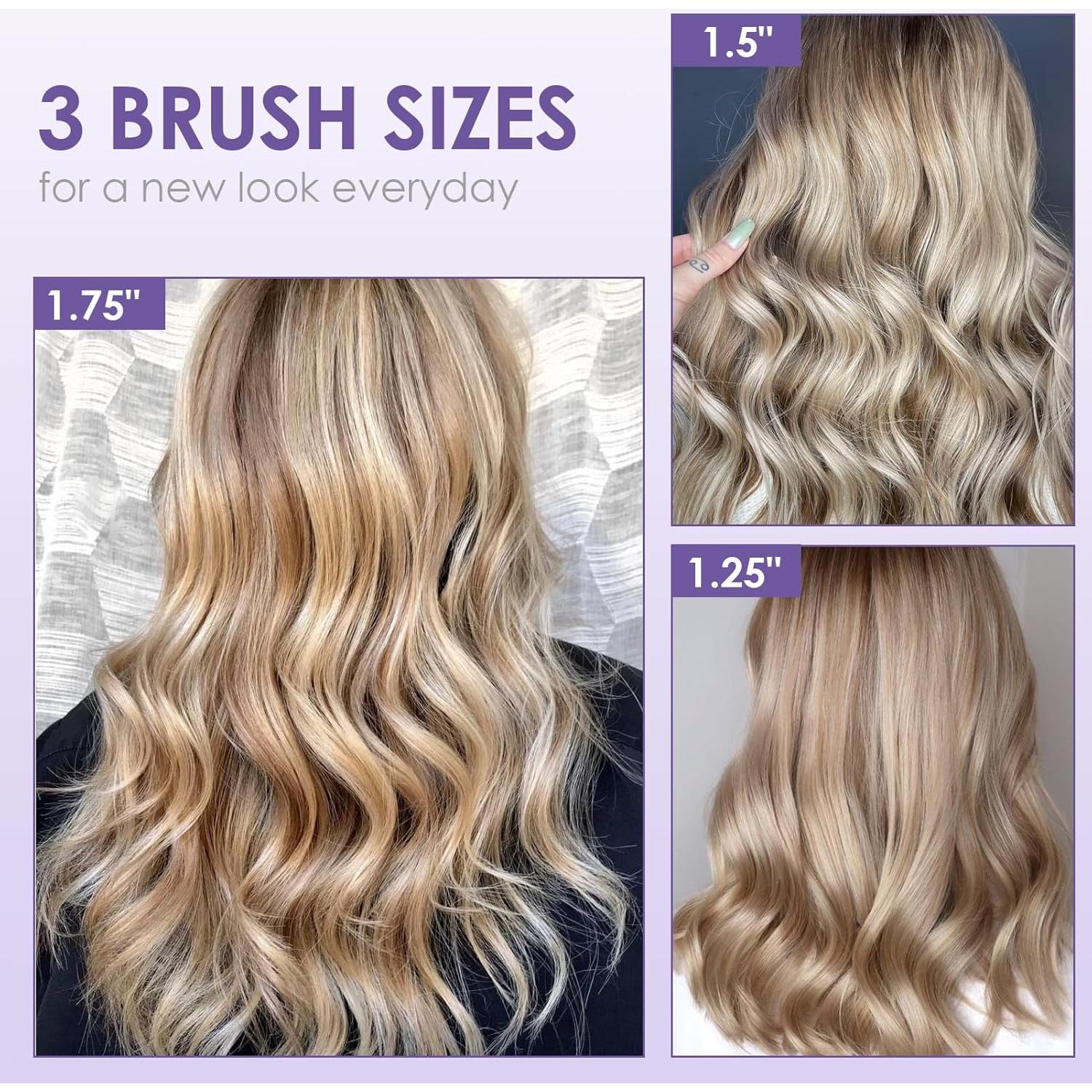 Cepillo Térmico Redondo Sonew 3 en 1 con 3 Cabezas Desmontables