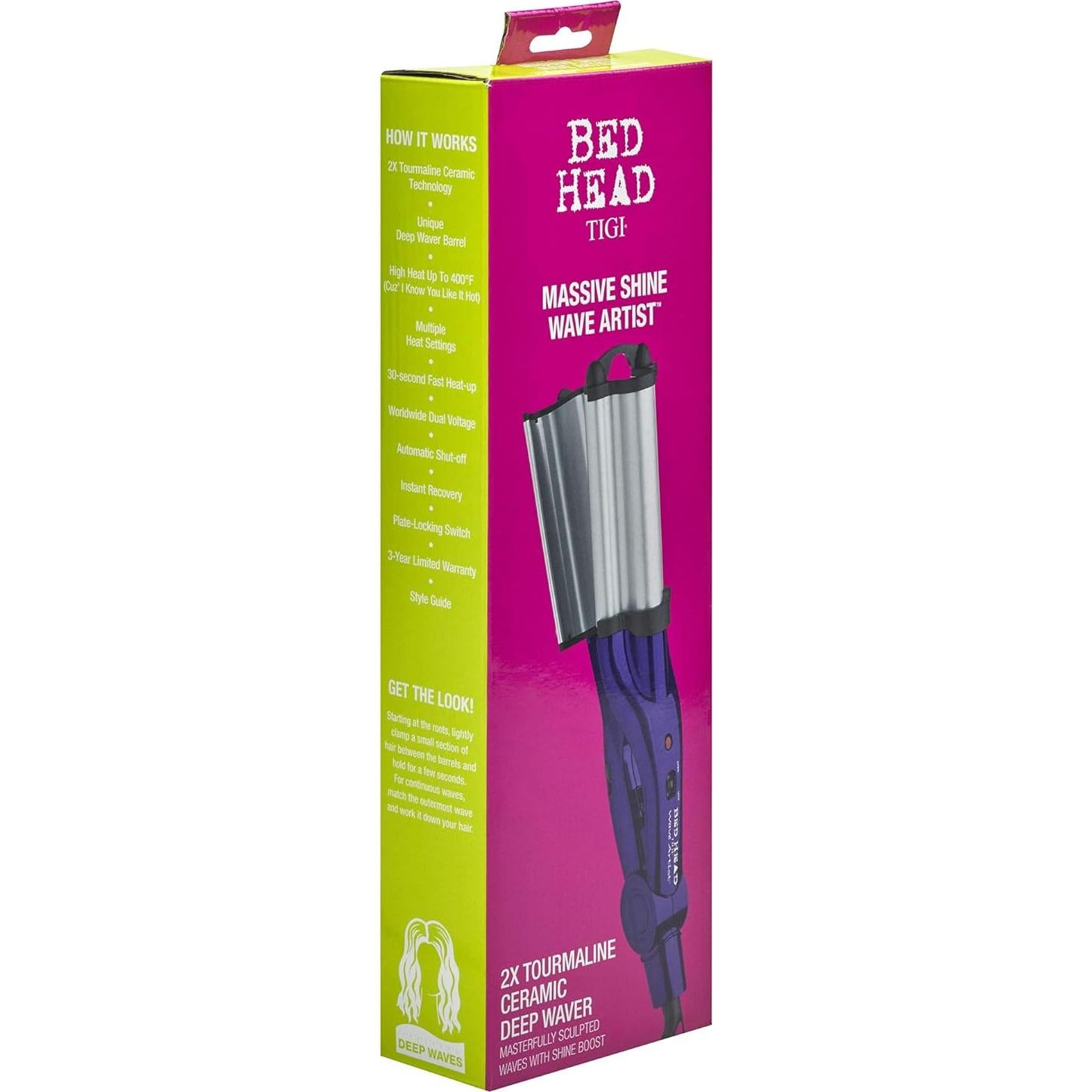 Ondulador Deep Waver Bed Head BH365 | Cerámica Turmalina 204°C
