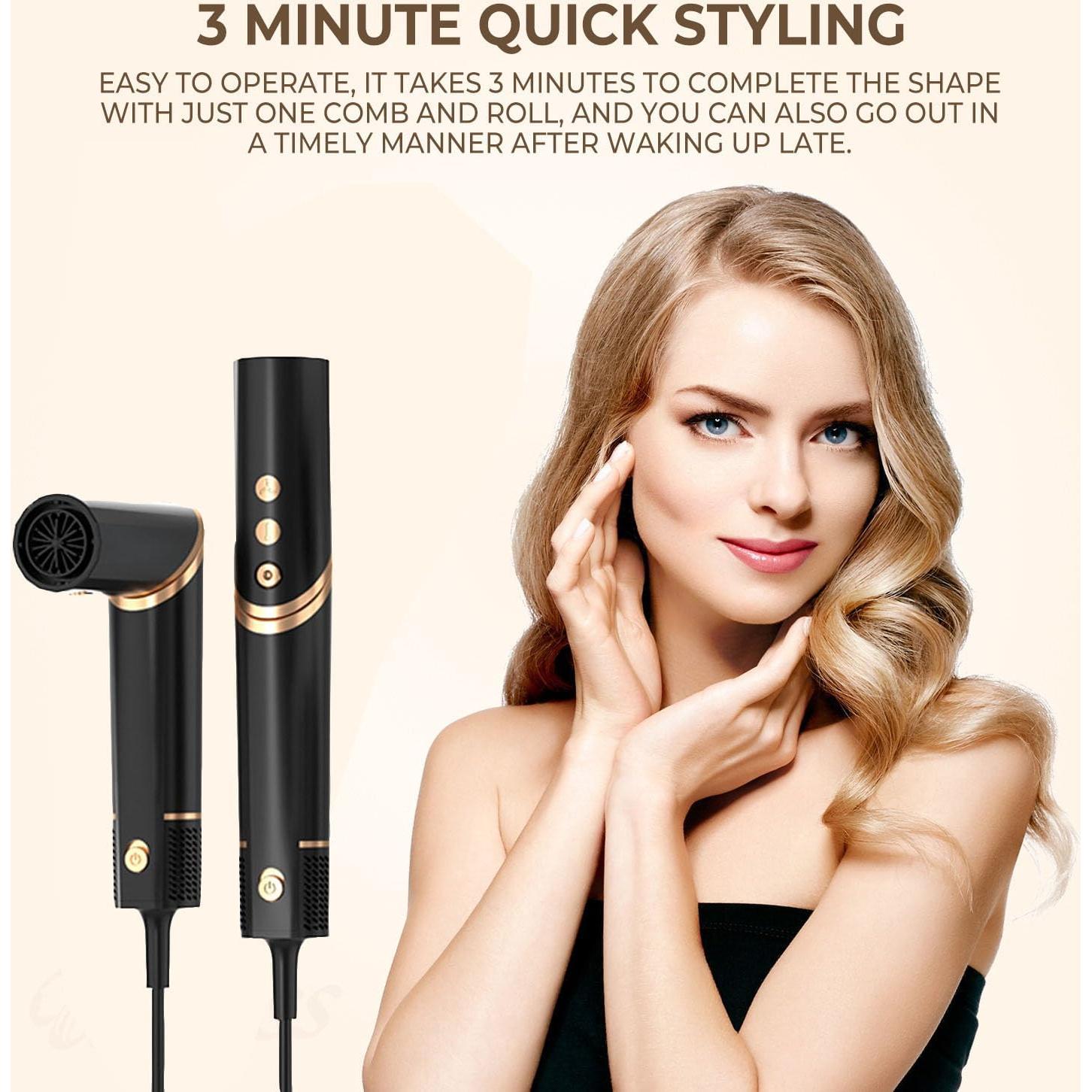 Juego de cepillo de aire caliente 8 en 1 SKERTS 1600W