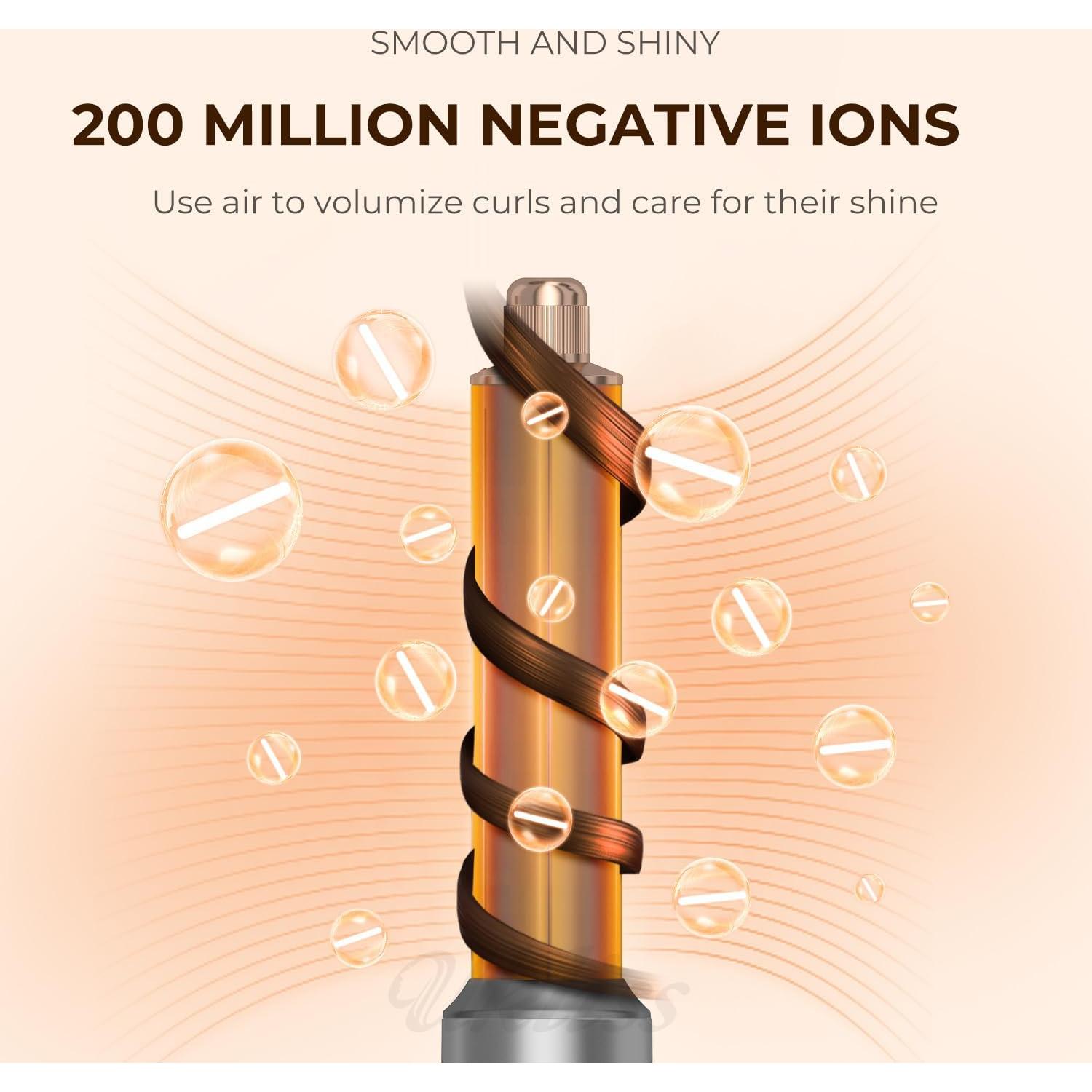 Juego de cepillo de aire caliente 8 en 1 SKERTS 1600W