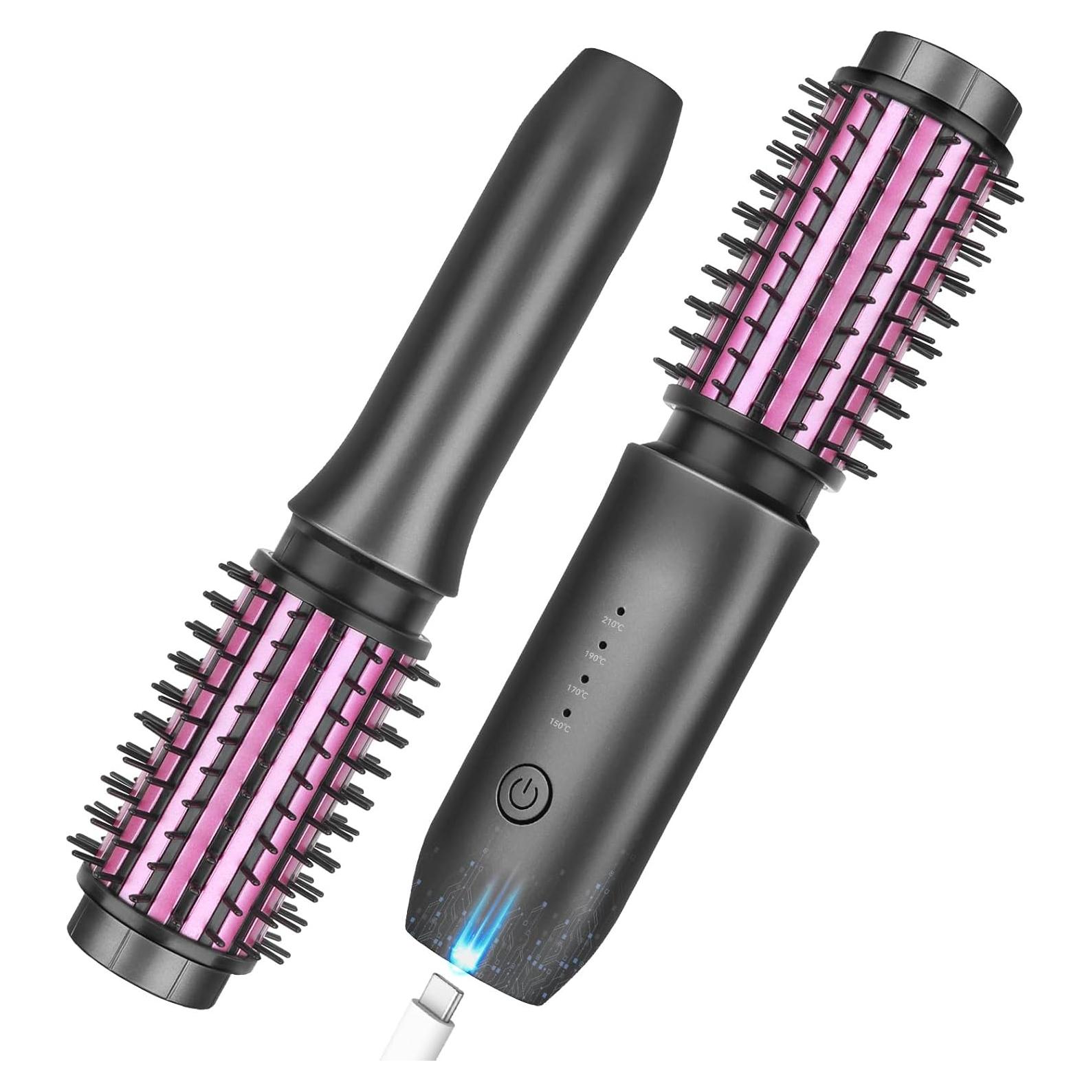 Cepillo Rizador Inalámbrico iTayga GT-2305 7000mAh Gris