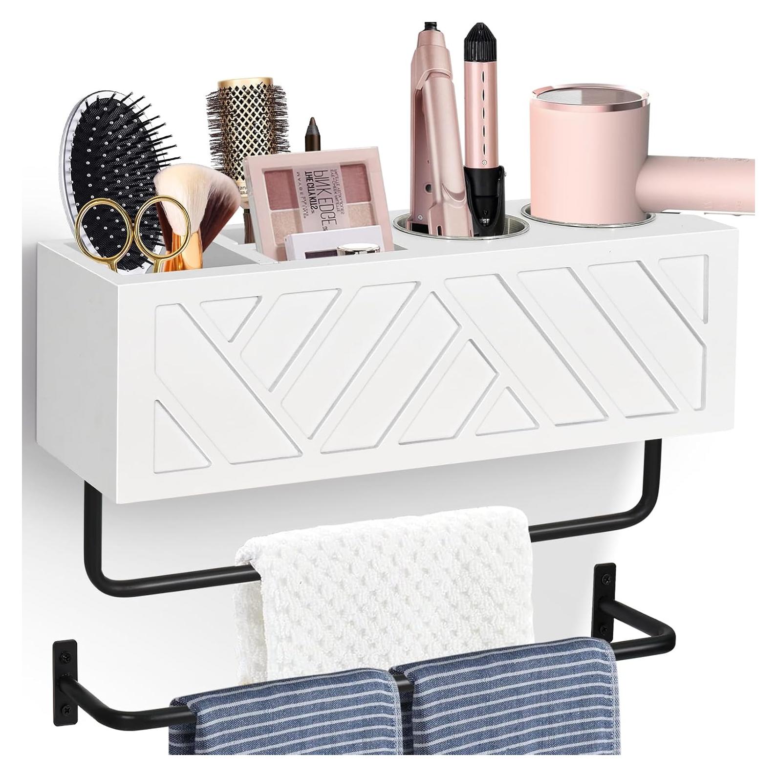 Organizador de Herramientas para el Cabello Jorkol Blanco con 2 Barras