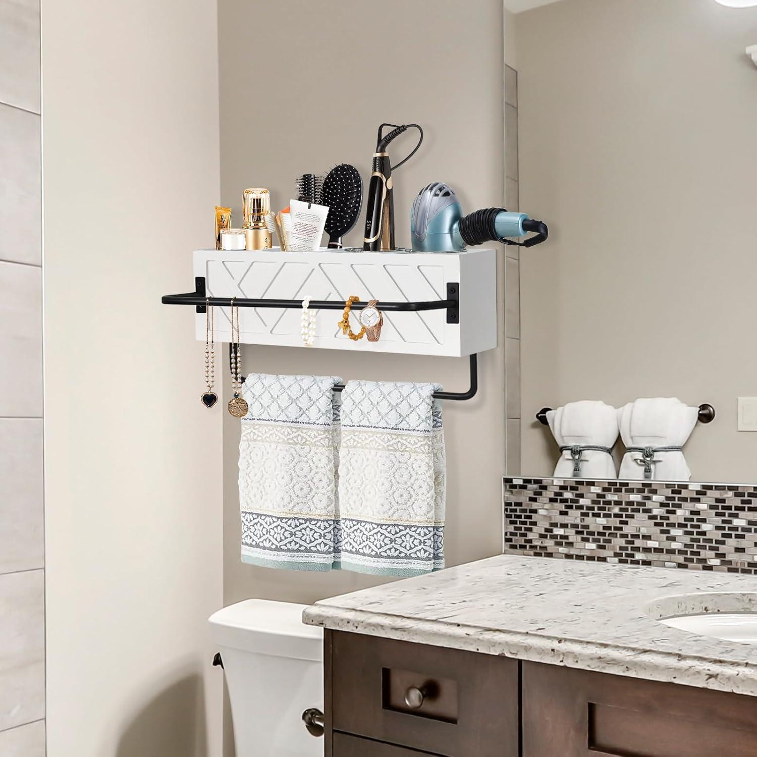 Organizador de Herramientas para el Cabello Jorkol Blanco con 2 Barras