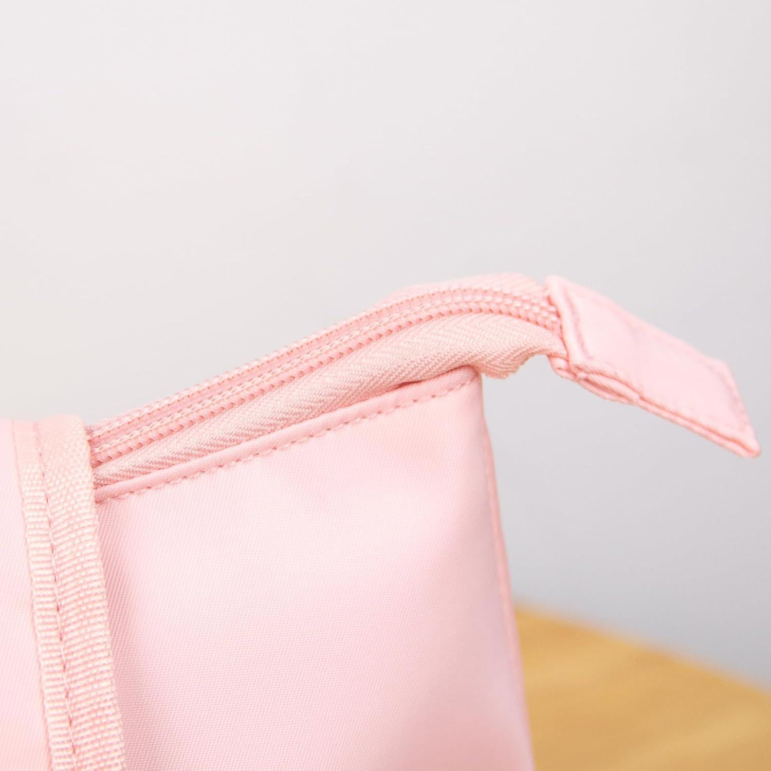 Bolsa de Viaje Angenil para Herramientas de Pelo Rosa 2 en 1