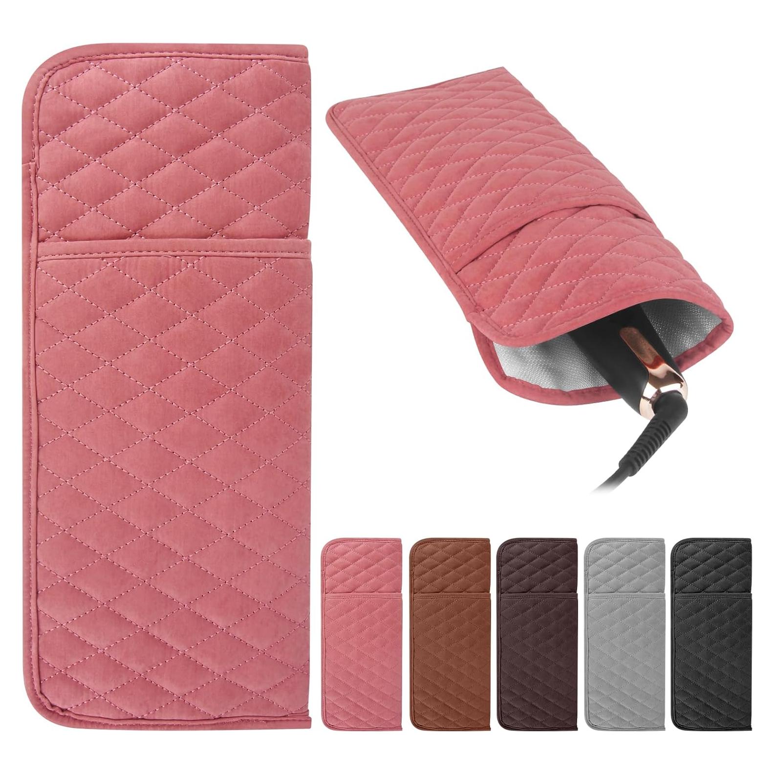 Bolsa Organizadora de Herramientas de Cabello WRORUNER Rosa 35.1x14cm