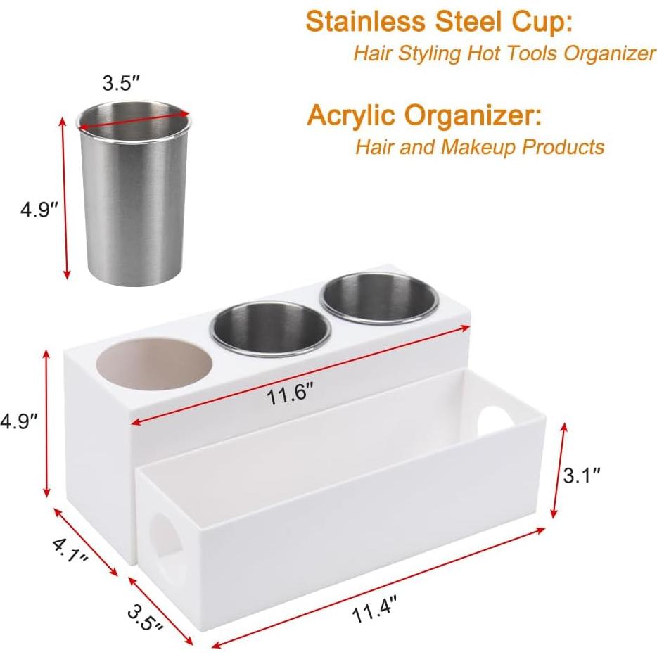 Organizador de Herramientas para el Cabello GFWARE Blanco