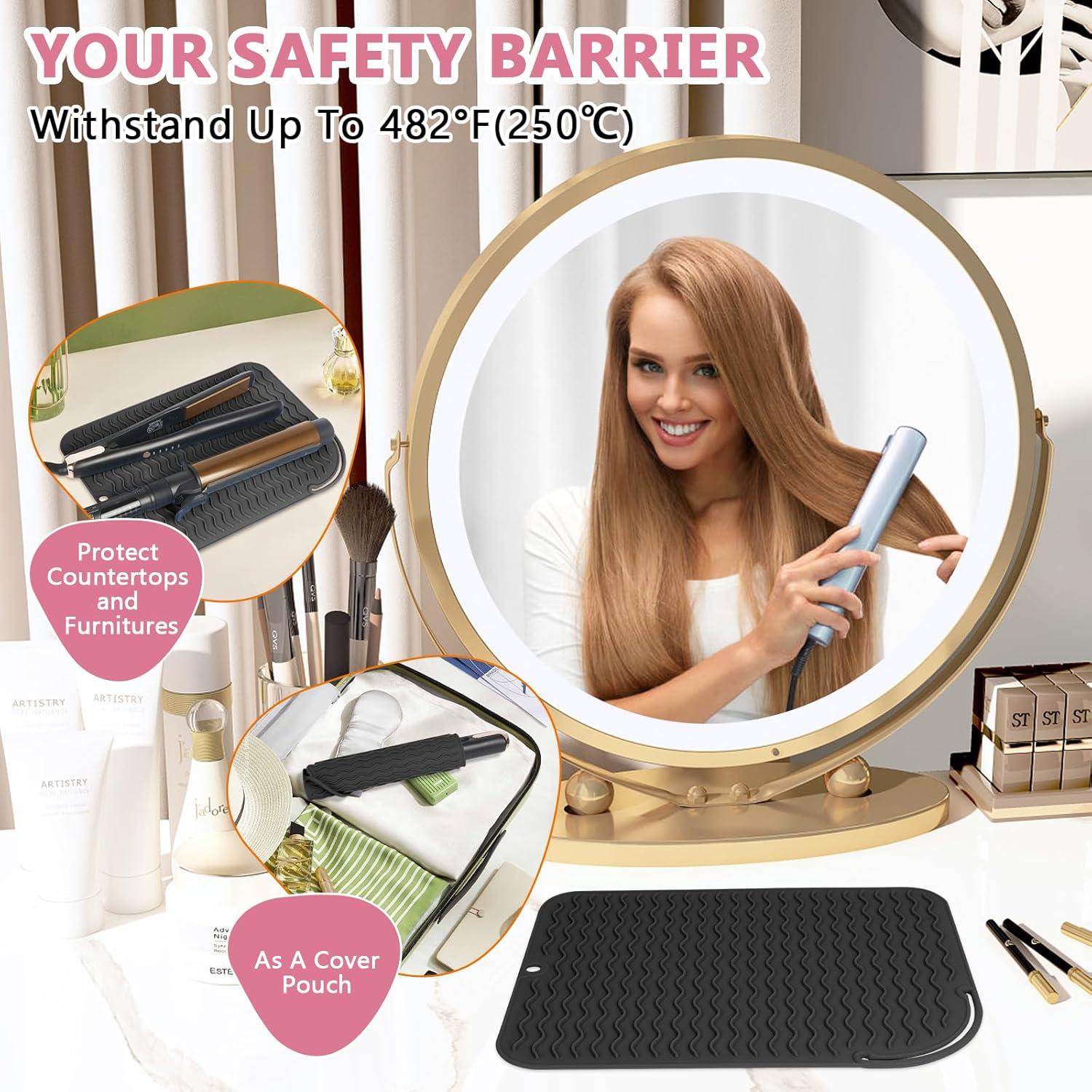 Alfombrilla de Silicona Resistente al Calor WRORUNER 30.48x22.86cm