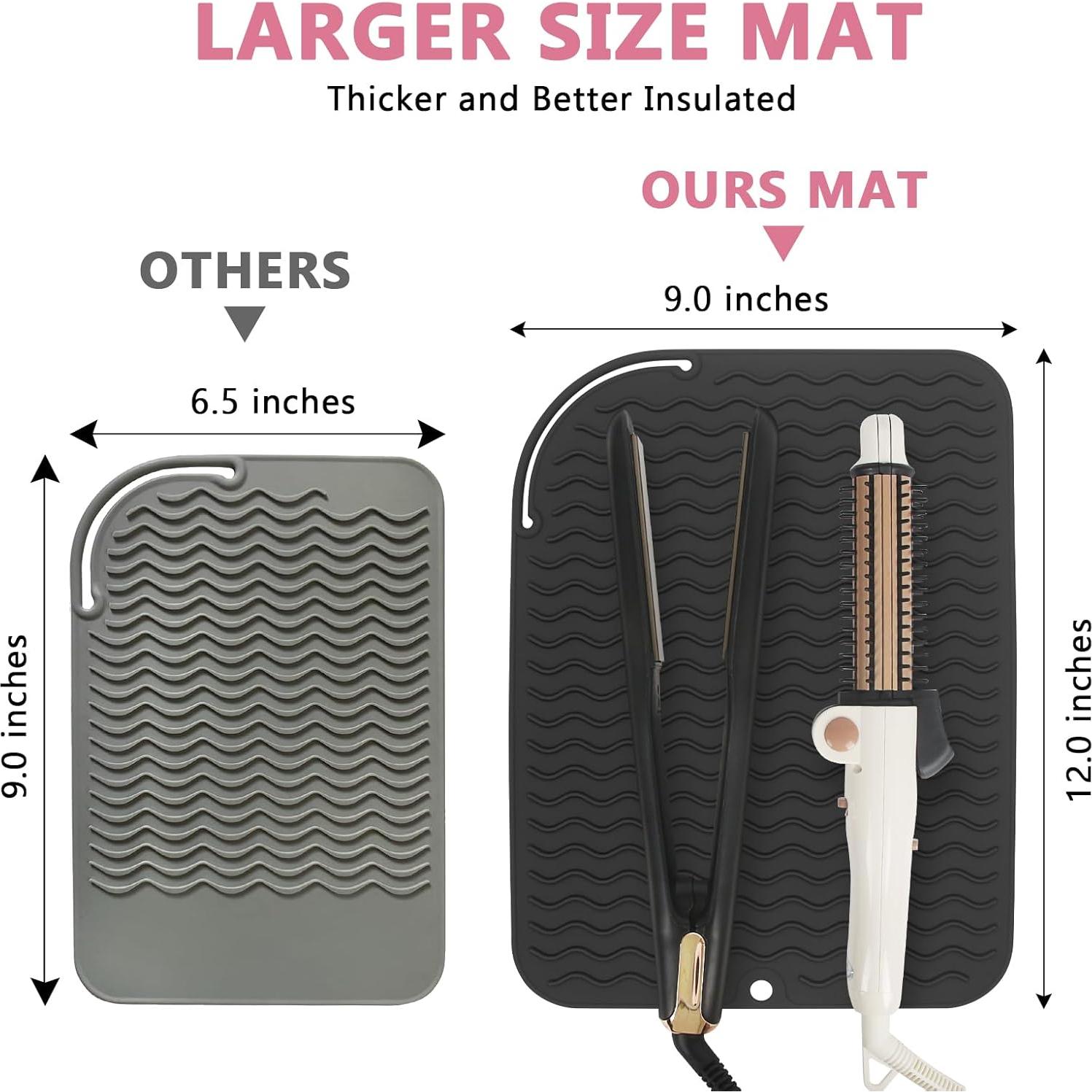 Alfombrilla de Silicona Resistente al Calor WRORUNER 30.48x22.86cm