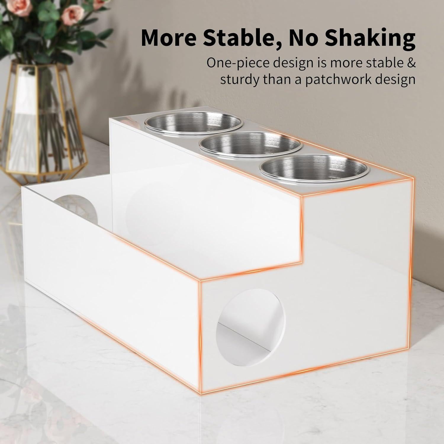 Organizador de Herramientas de Estilizado NIUBEE Acrílico Blanco