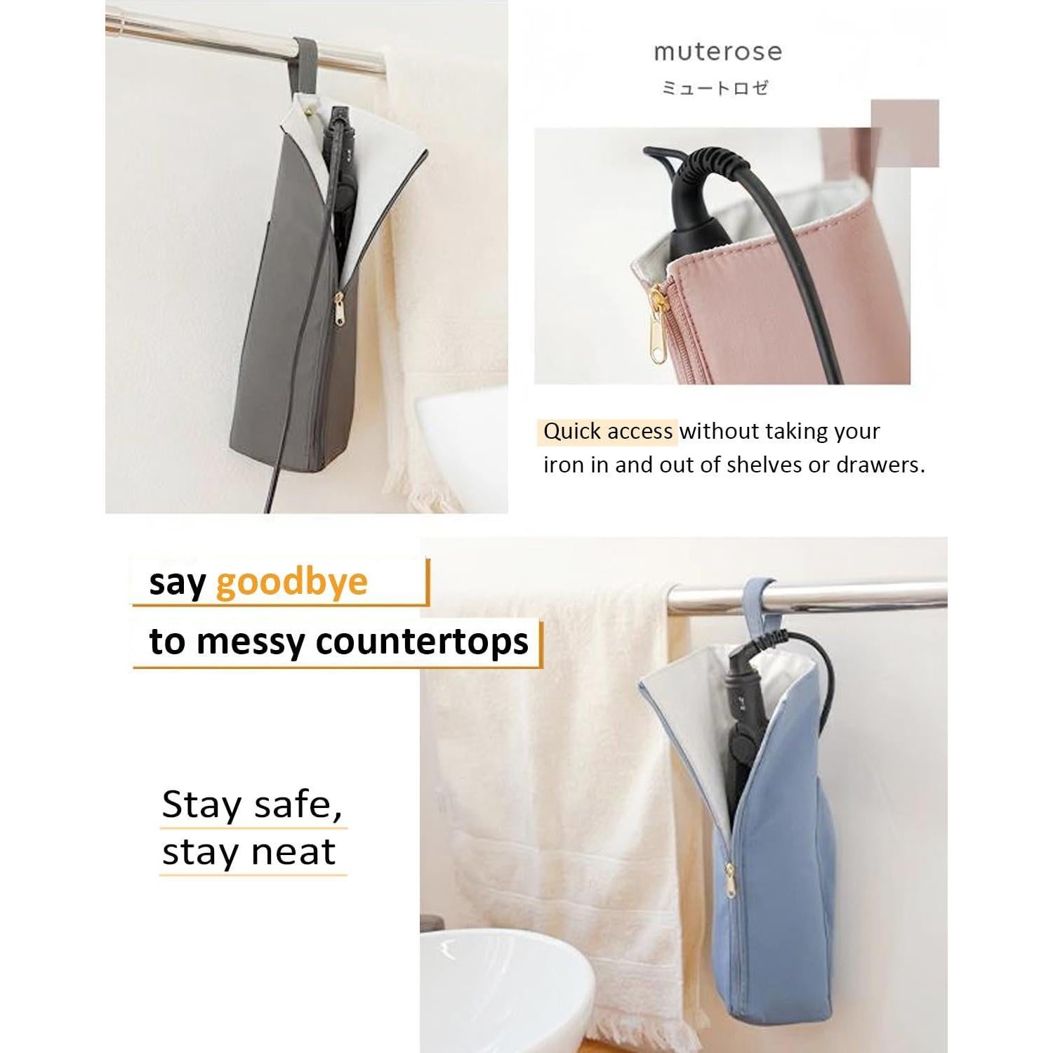 Soporte para Planchas y Rizadores Lifeplus Rosa Orquídea