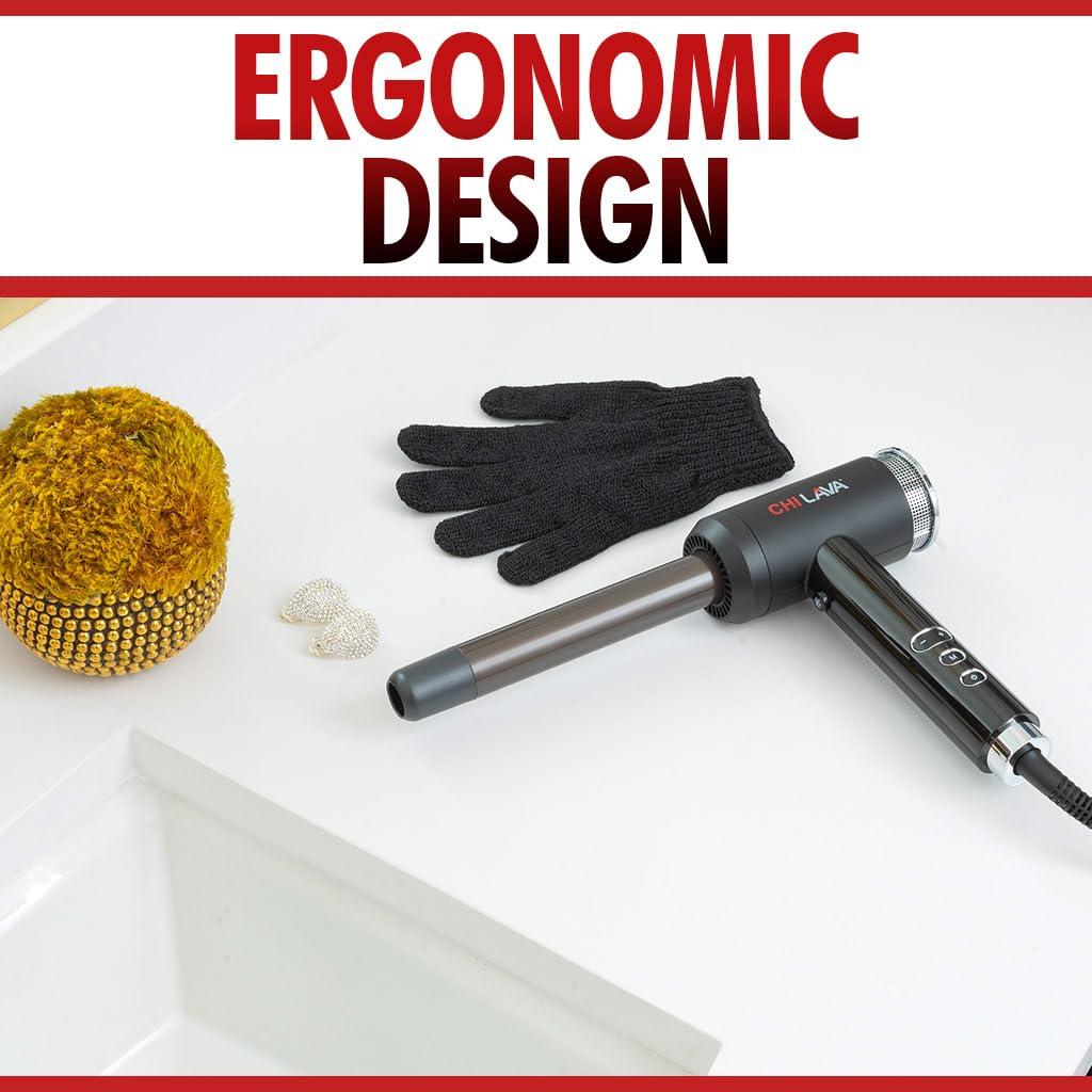 Varita Rizador CHI Lava Curl Shot - Rizos Voluminosos y Brillantes