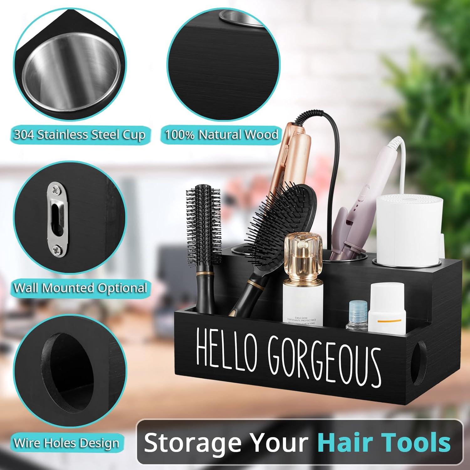 Organizador de Herramientas para Cabello Bivvclaz Negro 29.5x17.8 cm