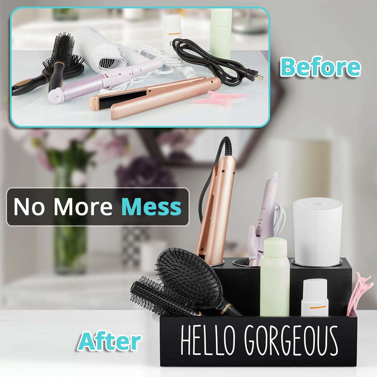 Organizador de Herramientas para Cabello Bivvclaz Negro 29.5x17.8 cm