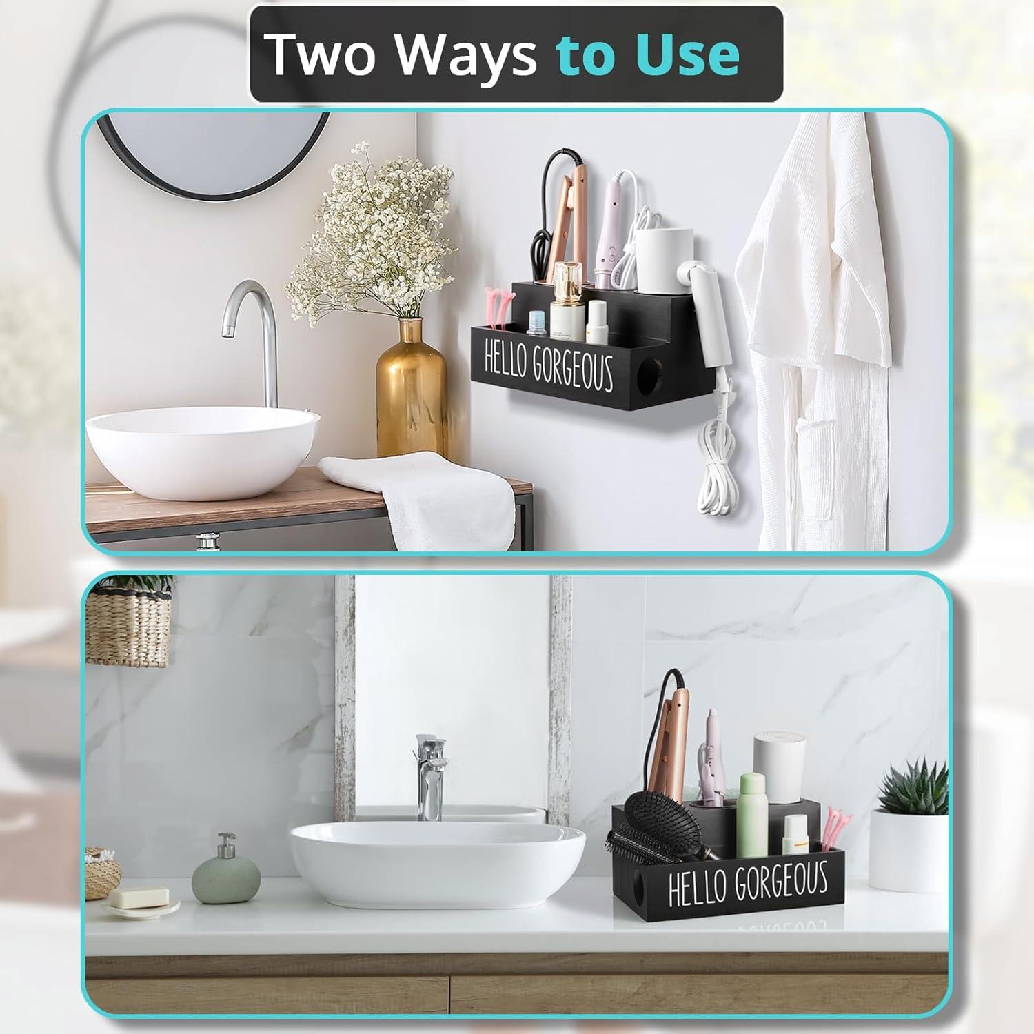 Organizador de Herramientas para Cabello Bivvclaz Negro 29.5x17.8 cm