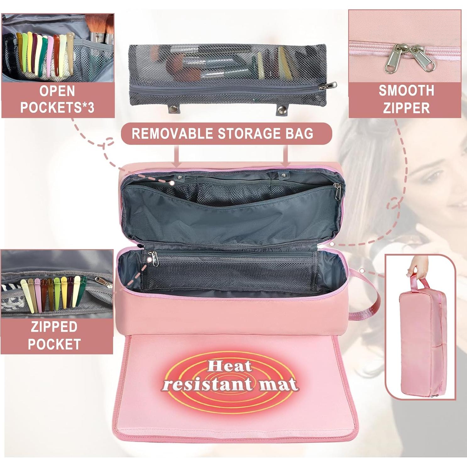 Bolsa de Viaje FAMOPLAY para Herramientas de Cabello 42x14cm