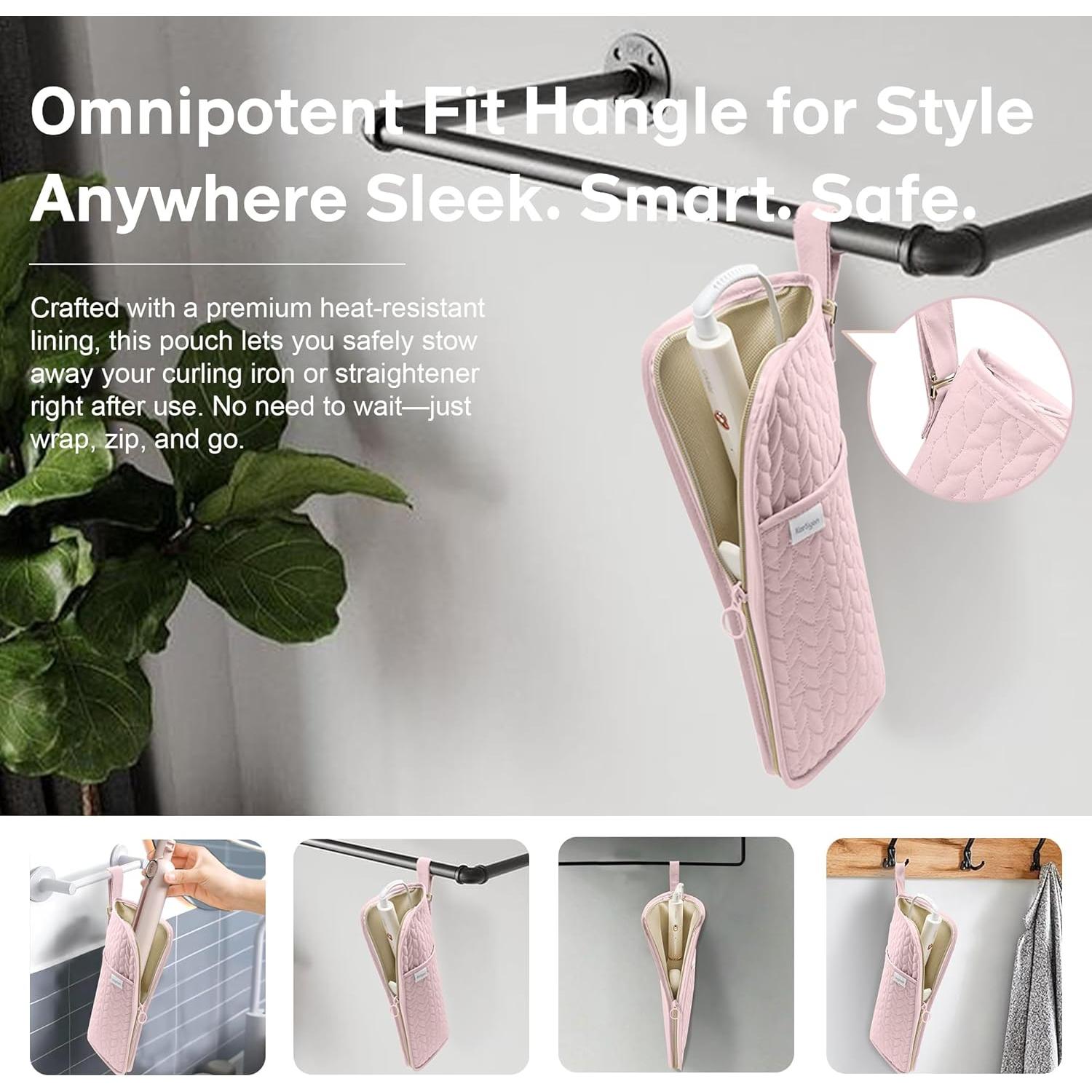 Organizador de Hot Tools Rosa para Herramientas de Cabello