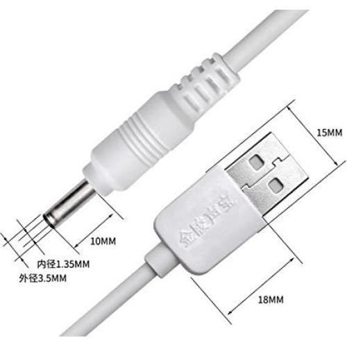 Cable de Carga USB E ECSEM para Limpiador Facial FOREO LUNA 2