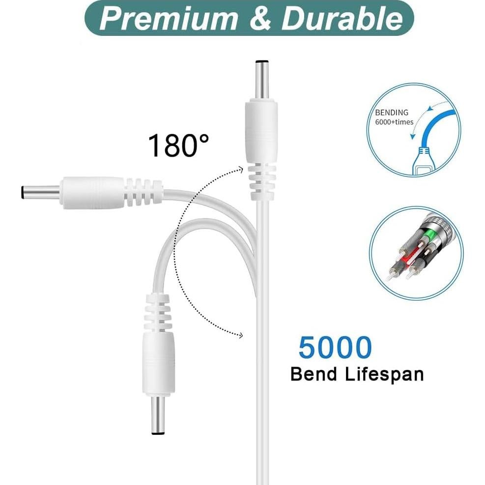 Cable de Carga USB E ECSEM para Limpiador Facial FOREO LUNA 2