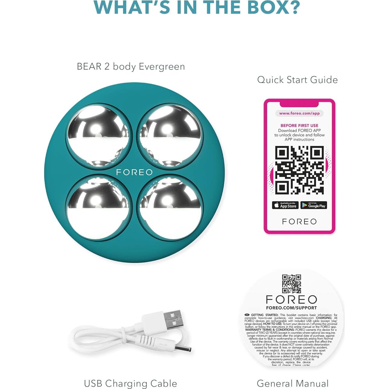 Masajeador Corporal FOREO BEAR 2 - Microcorriente Avanzada