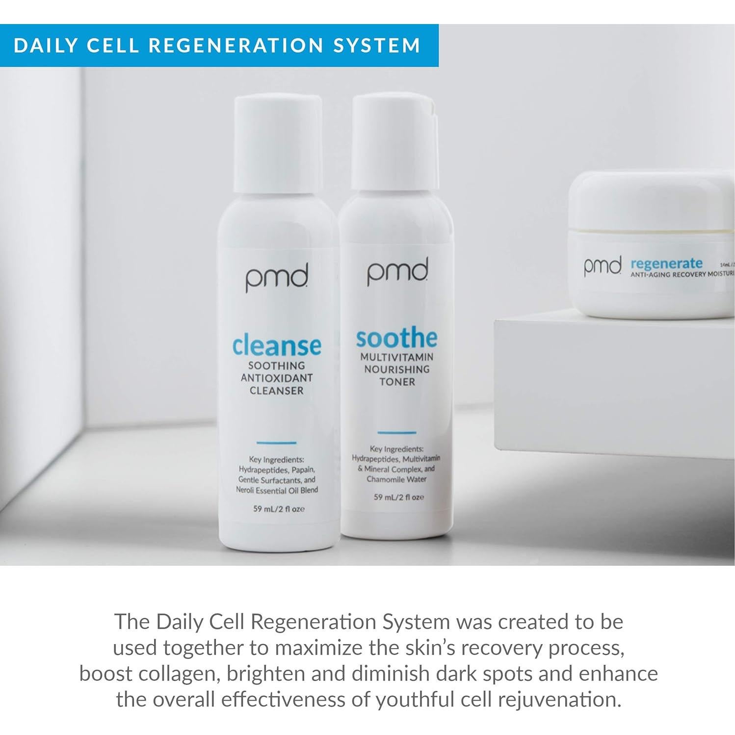 Sistema de Regeneración Celular PMD - Set de 3 Piezas