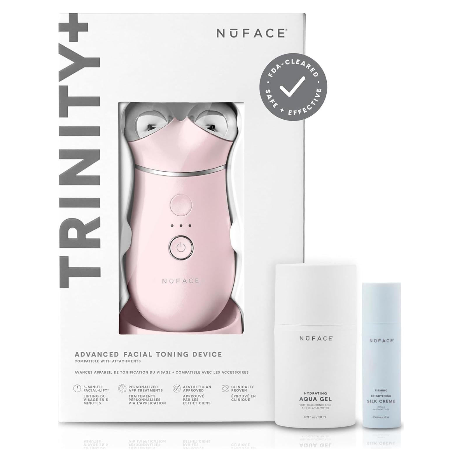 Dispositivo Facial Microcorriente NuFACE TRINITY+ Rosa Arenosa