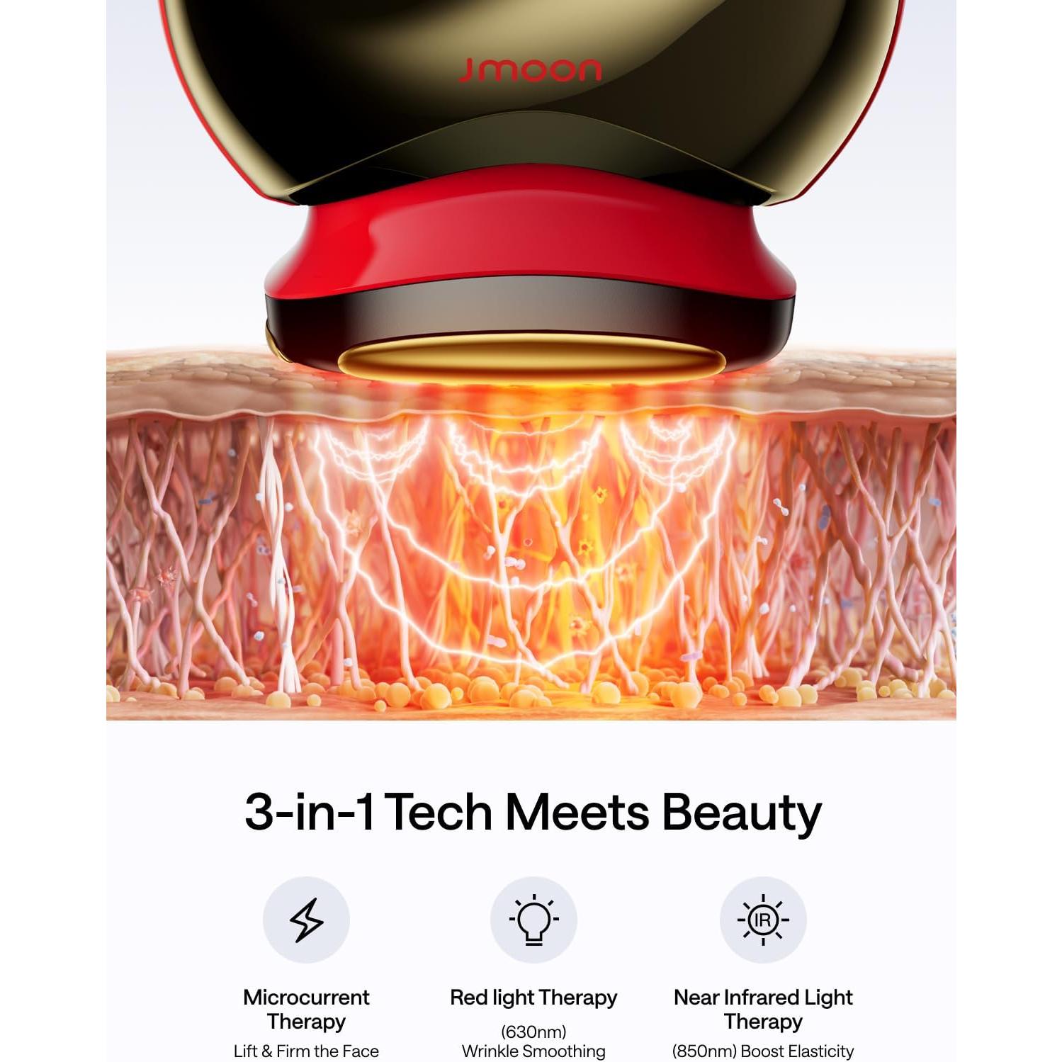 Dispositivo Facial JMOON M30U - Tonificación y Luz Roja