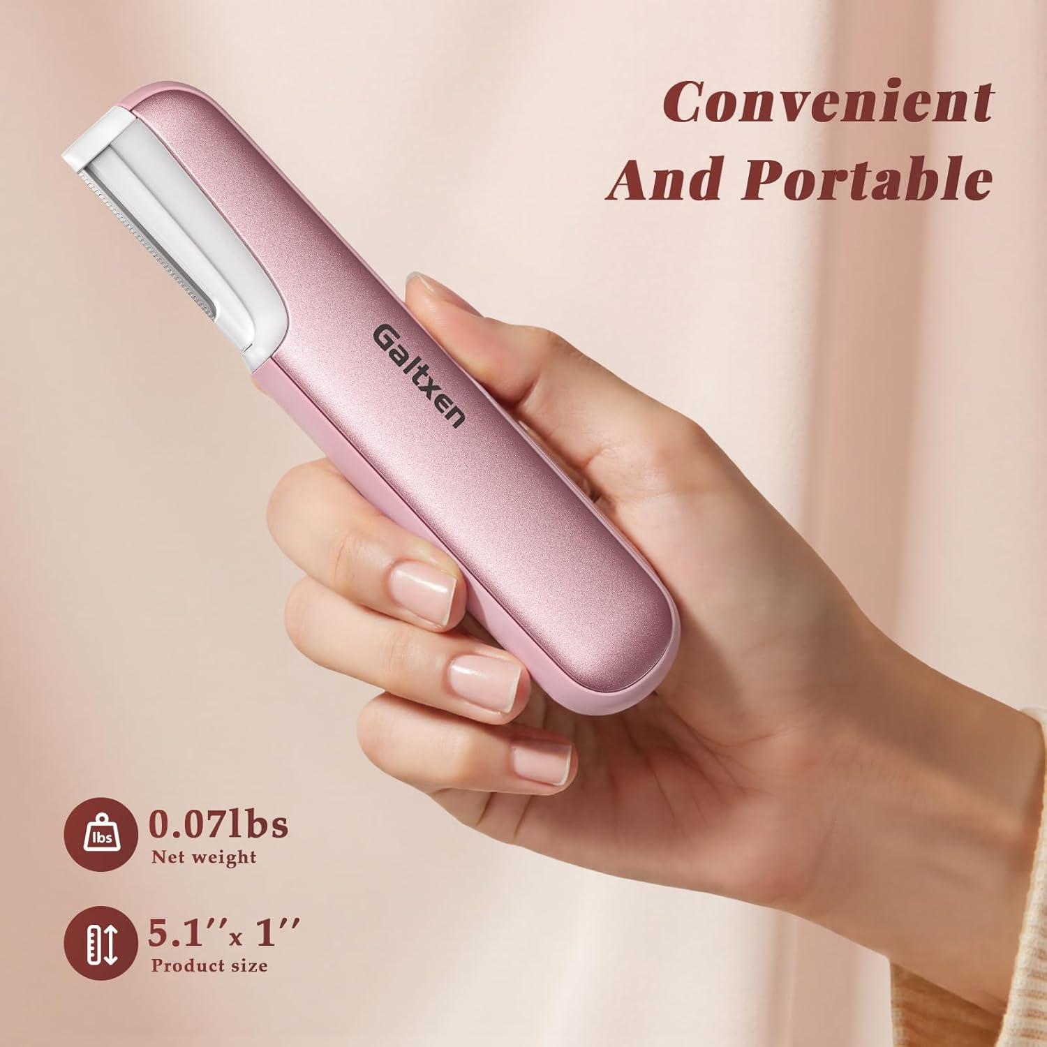 Herramienta de Dermaplaning Galtxen Rosa - Exfoliación Facial y Vello