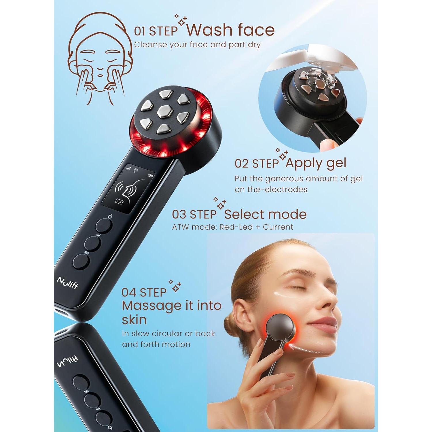 Dispositivo de Tensado de Piel RF NL04 YINGAO - 6 Modos Inteligentes