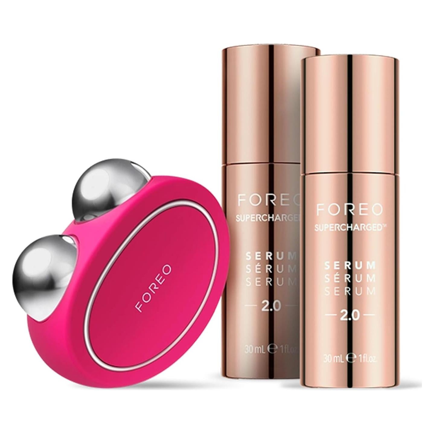 Dispositivo Facial Antienvejecimiento FOREO Bear + 2 Sueros 30 mL