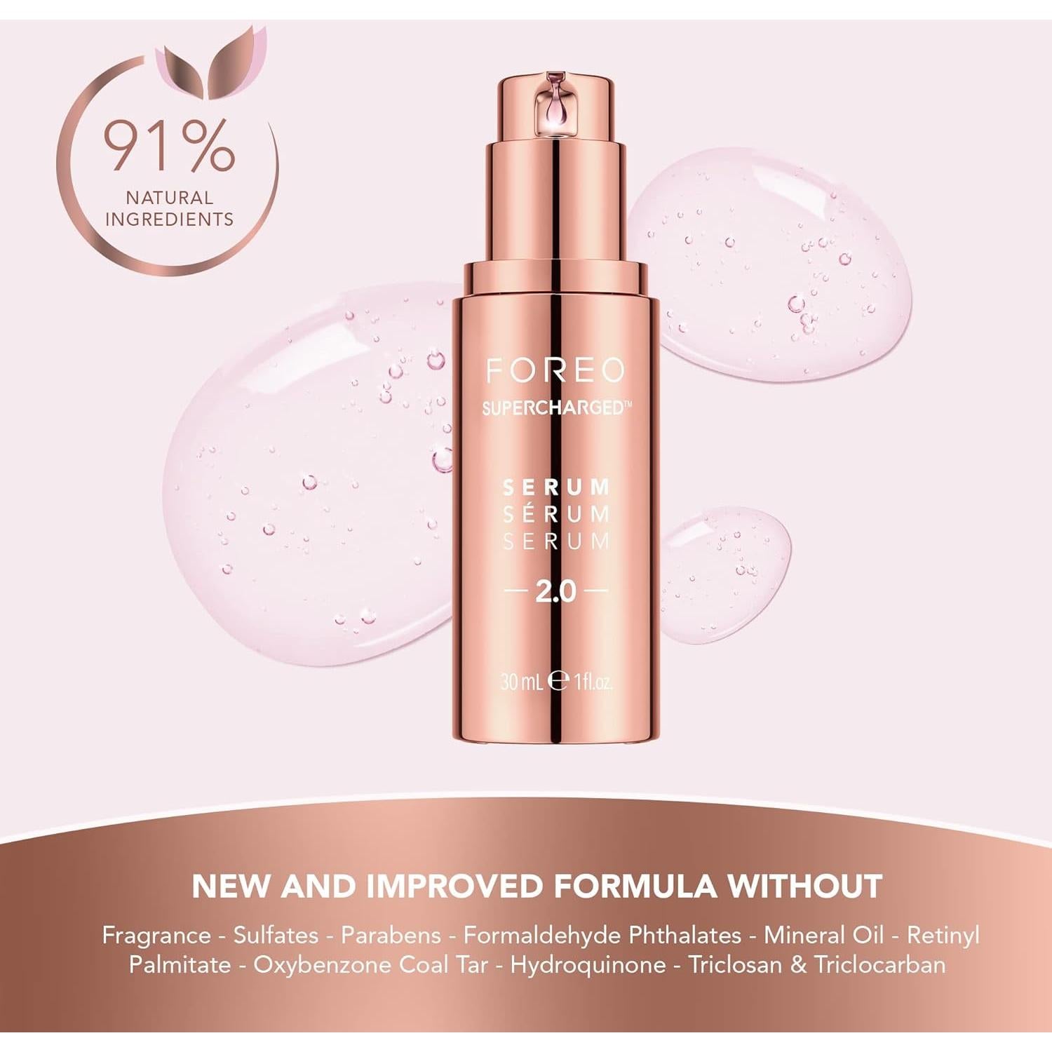 Dispositivo Facial Antienvejecimiento FOREO Bear + 2 Sueros 30 mL