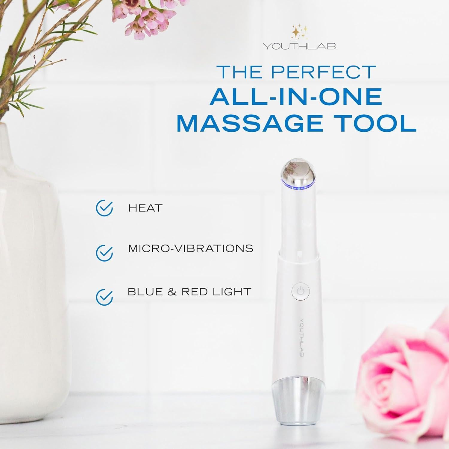 Varita de Ojos y Cara YOUTHLUX Calentada y Vibrante 17.8x8.4cm