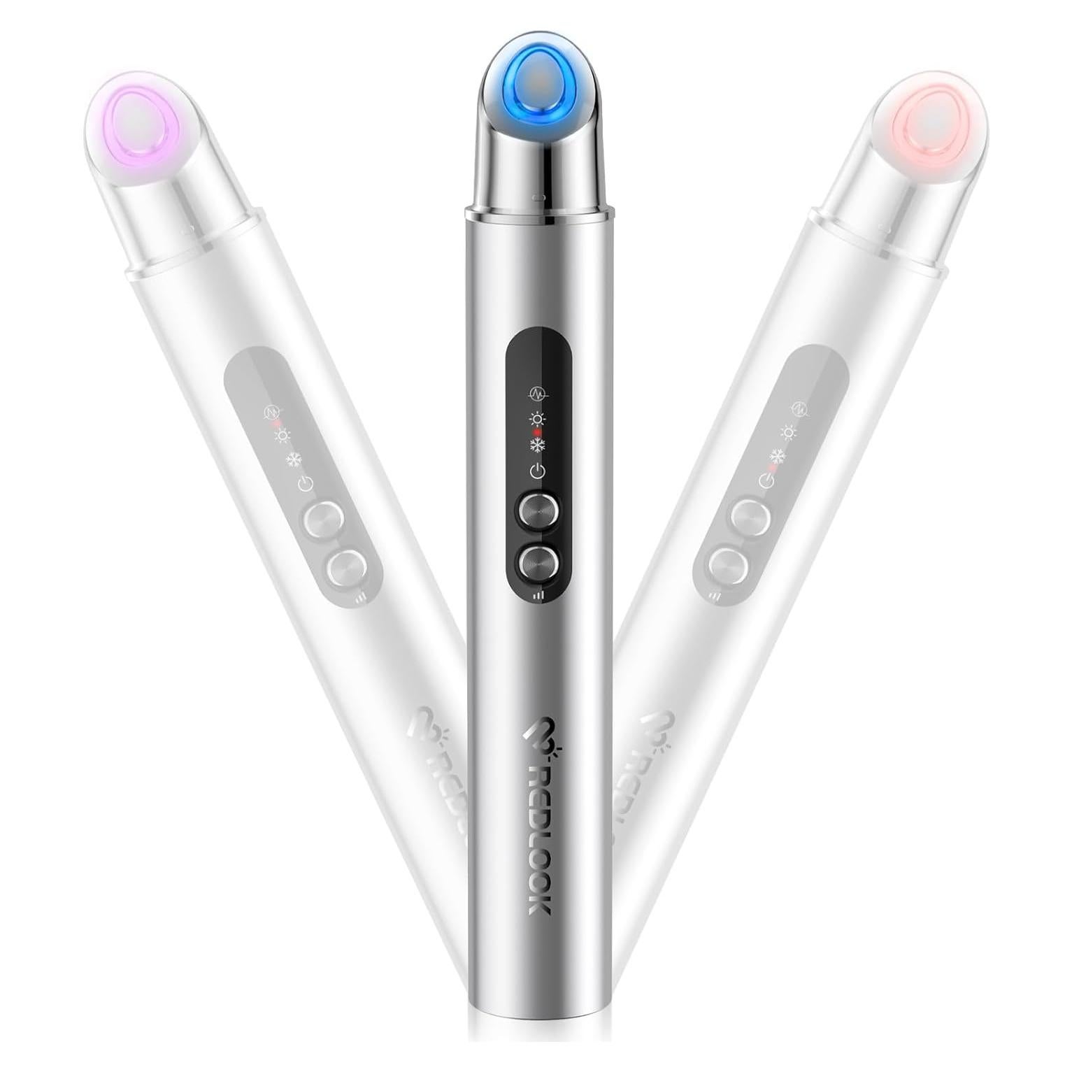 Varita Desinflamante REDLOOK Plata - Rodillo Facial Frío y Caliente