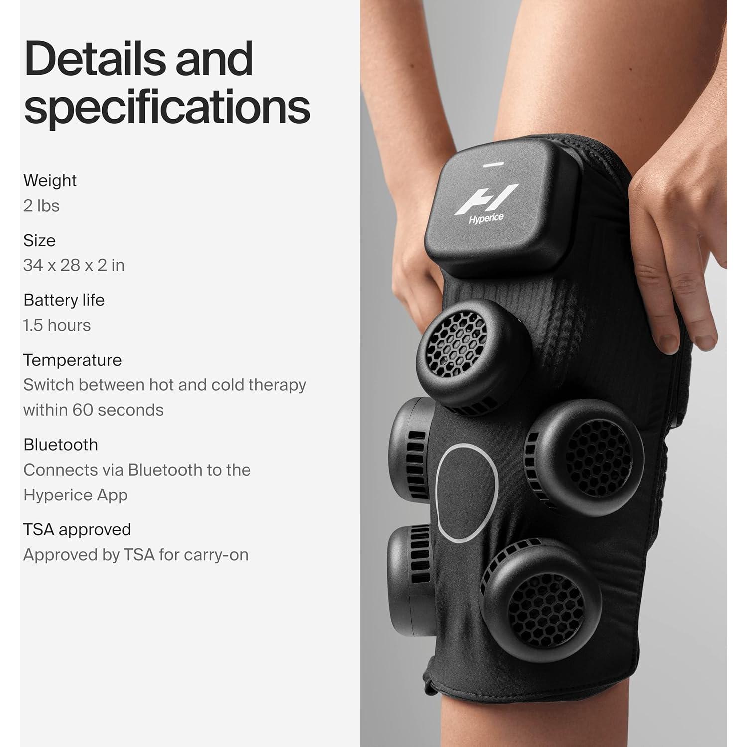 Dispositivo Hyperice X para Rodilla - Terapia de Calor y Frío