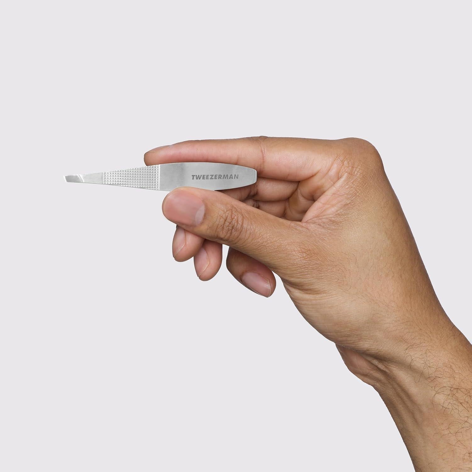 Pinzas de Punta Inclinada Tweezerman - Agarre Ancho 15.88cm