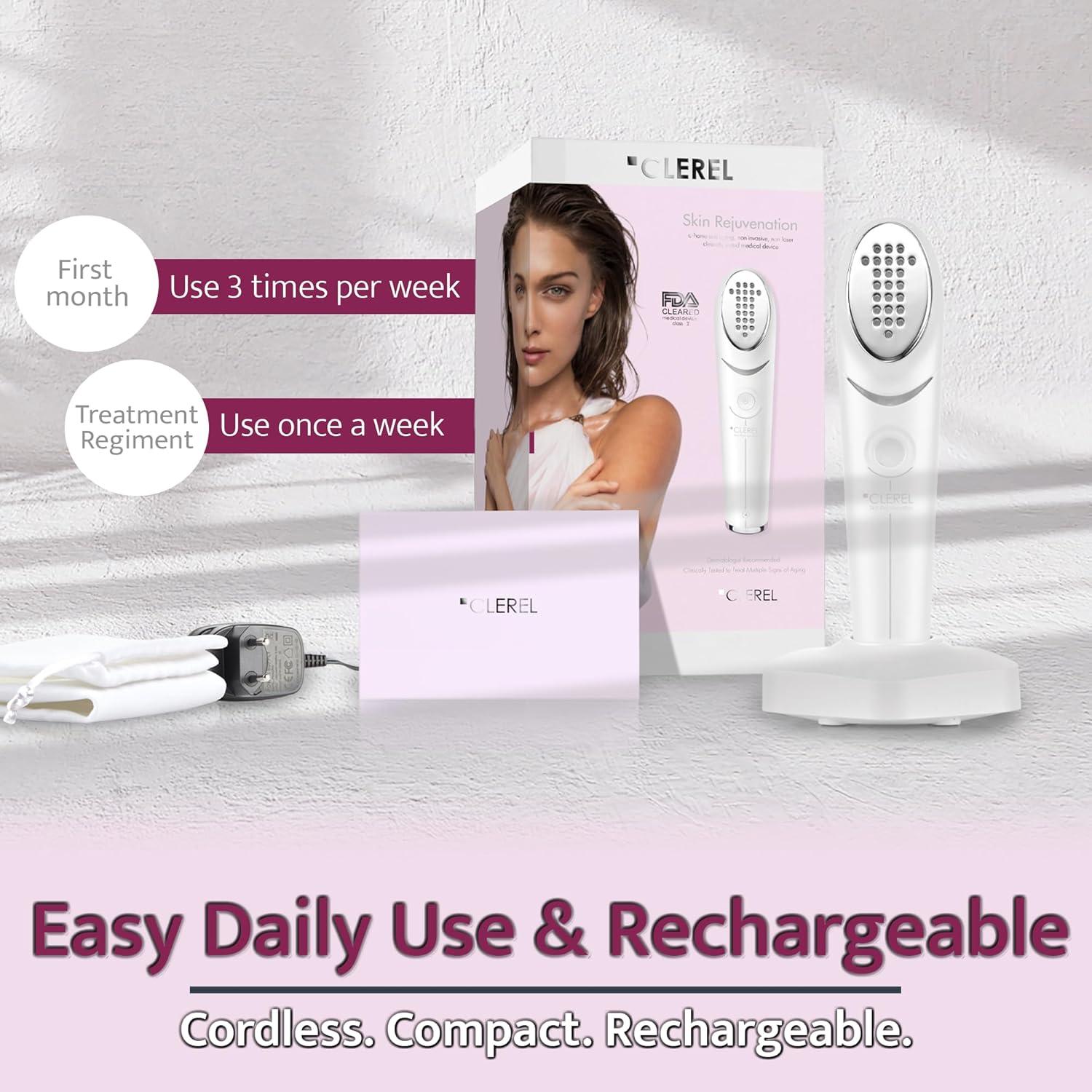 Dispositivo LED Anti Envejecimiento CLEREL CL100 - Rejuvenecimiento Facial