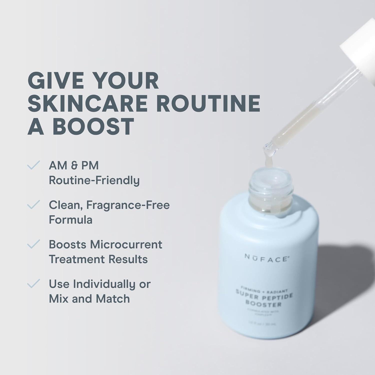 Suero Facial Peptídico NuFACE 29.57 ml - Afirmante y Hidratante