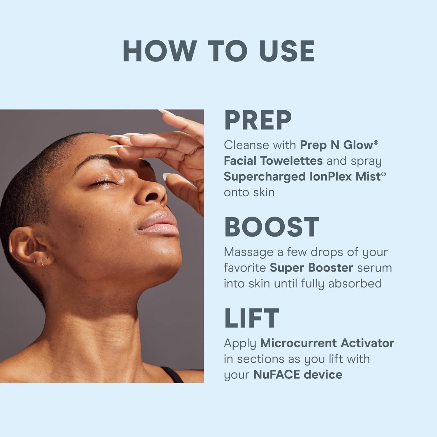 Suero Facial Peptídico NuFACE 29.57 ml - Afirmante y Hidratante