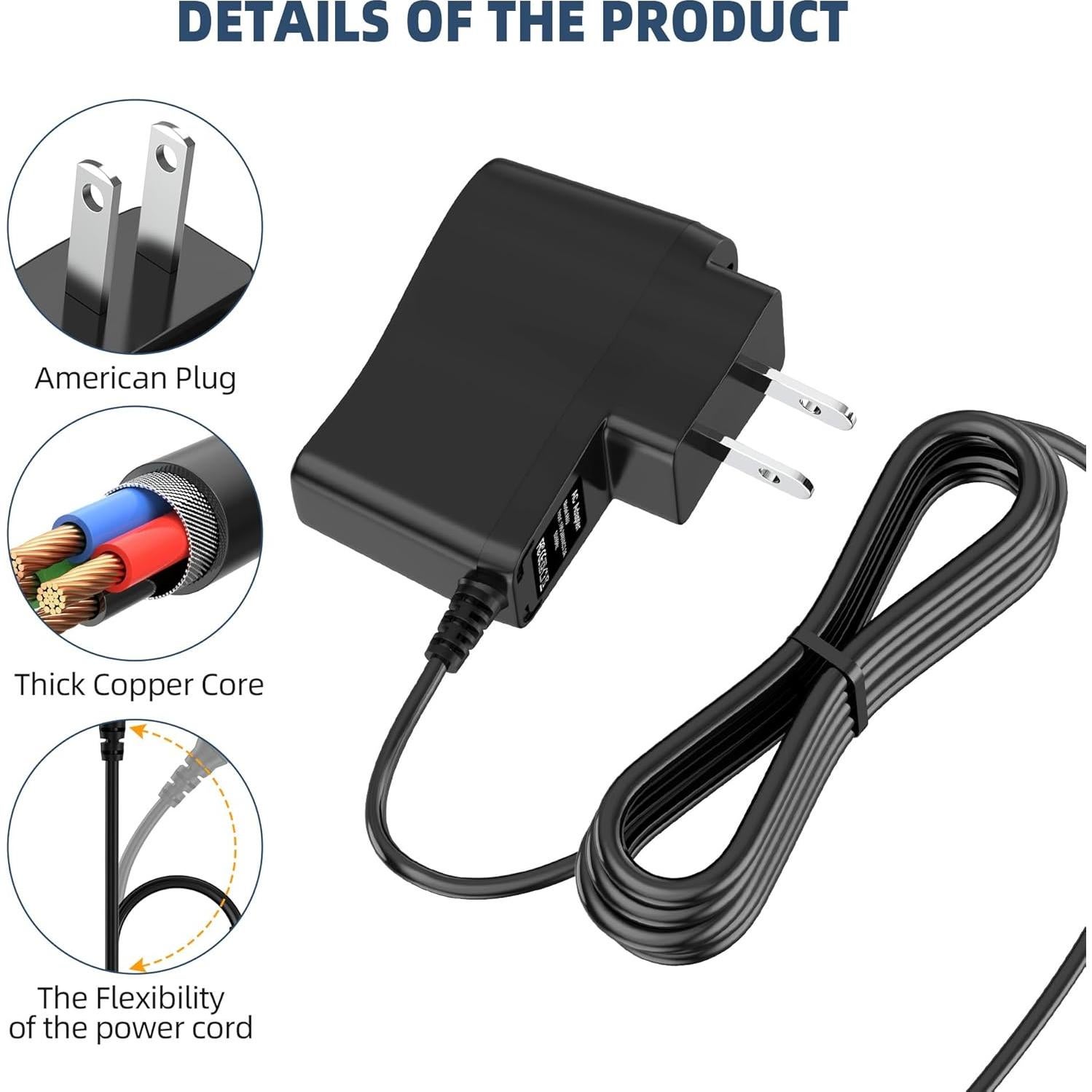 Adaptador de CA NuFace Trinity Pro 1.83m Cargador Facial