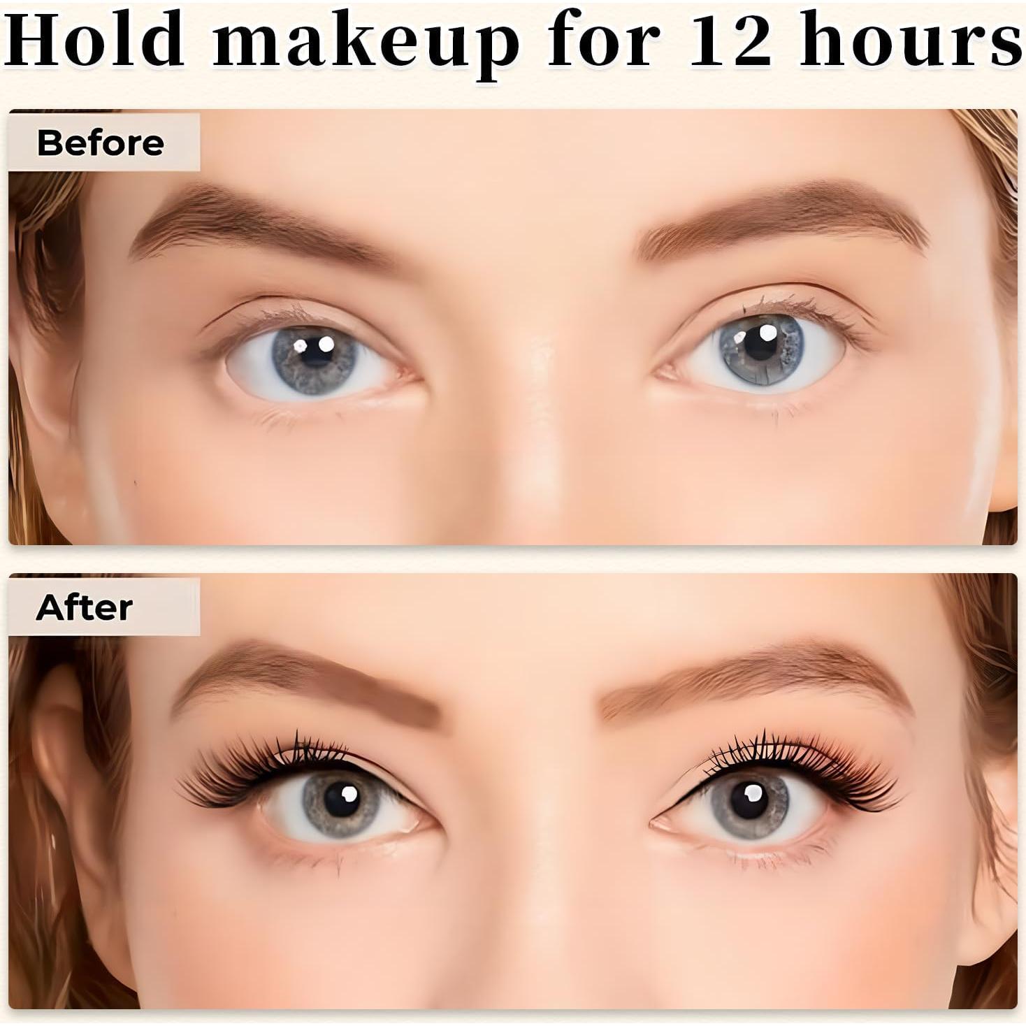 Rizador de Pestañas Qiifaiikooii Ergonómico Acero Inoxidable