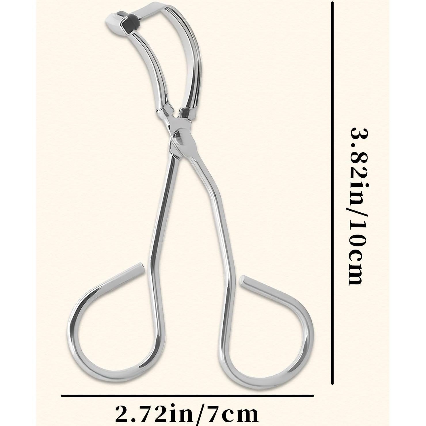 Rizador de Pestañas Qiifaiikooii Ergonómico Acero Inoxidable